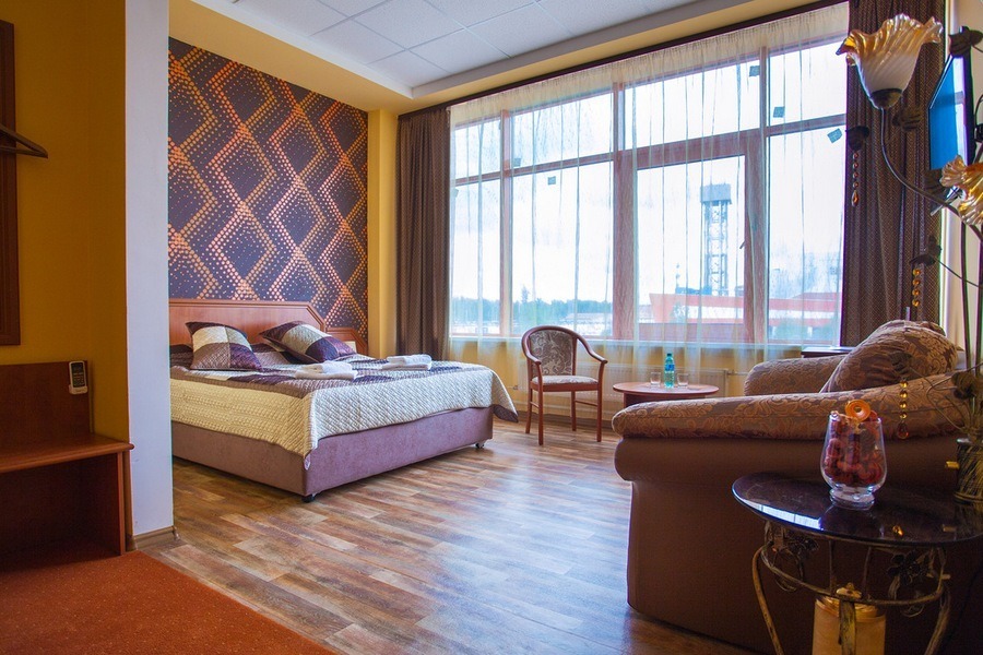 Semi-lux room in Hotel Apelsin, Electrostal city